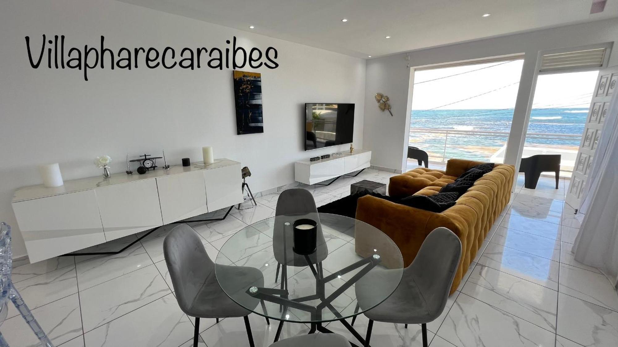 Villa Phare Caraibes Guadeloupe - Rooftop Jacuzzi & Ocean View 勒穆莱 外观 照片